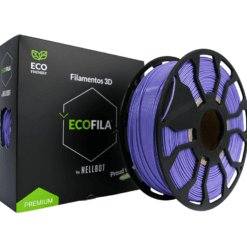 VIOLETA CON CARRETEL PLA HELLBOT Filamento 3D 1,75mm x 1KG ECOFILA3648