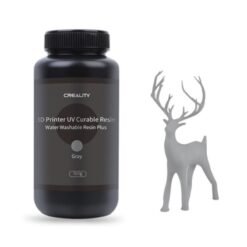 GRIS PLUS Lavable al Agua Resina Creality botella plastica 500g COD 1264