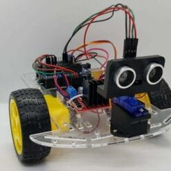 Robot autonomo motorizado Arduino + Incluye electronica + Auto arduino cod 992