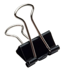 Clip aprieta cama Cant 1 Manitos 25mm Nro.2 Aprieta Papel Binder COD MLA-672517053