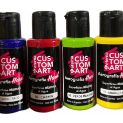 PIEL OSCURA Pintura Aerografia Eterna Hard Superficies Rigidas 50ml X 15 COD 05