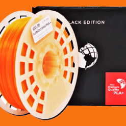 SILK NARANJA FLUO ORANGE FLUO GST CON CAJA PLA Filamento 3D 1.75 1KG