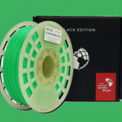 VERDE FLUORESCENTE GREEN FLUO GST CON CAJA PLA Filamento 3D 1.75 1KG