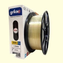 CRISTAL CLEAR  (translucido) PLA ZETA GRILON FILAMENTO 3D 1.75MM 1KG