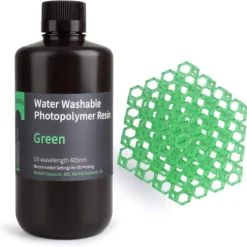 VERDE LAVABLE AL AGUA RESINA ELEGOO 500Gr 50.103.0004