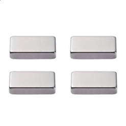 Pack x4: Imanes neodimio niquelados 27x5x2mm Potentes **SIN Adhesivo** 32906 c20