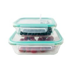 Set de 2 contenedores con tapa - 0,6 L y 1,5 L  CCN009