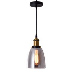 Aplique Luminaria Lampara colgante Smoke Harlem Copa